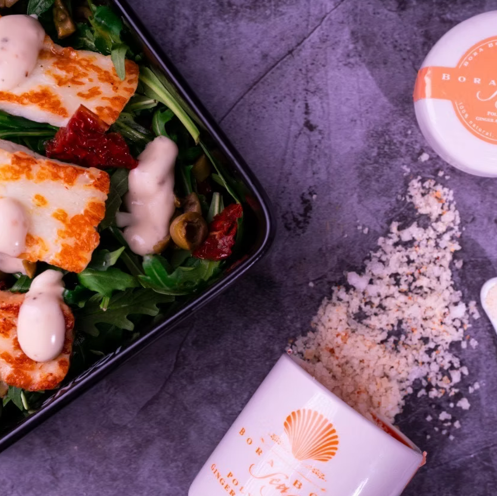 Halloumi Rocca Salad