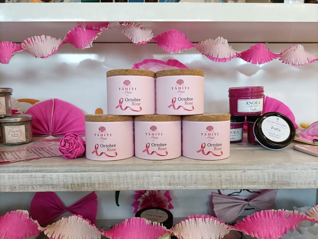 Octobre Rose Fleur de Sel de Tahiti et ses îles image 4