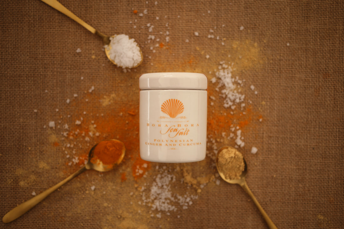 Bora Bora Sea Salt with Polynesian ginger&curcuma salt image 2